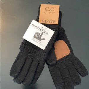 C.C Exclusives Touchscreen Gloves Matching Beanie